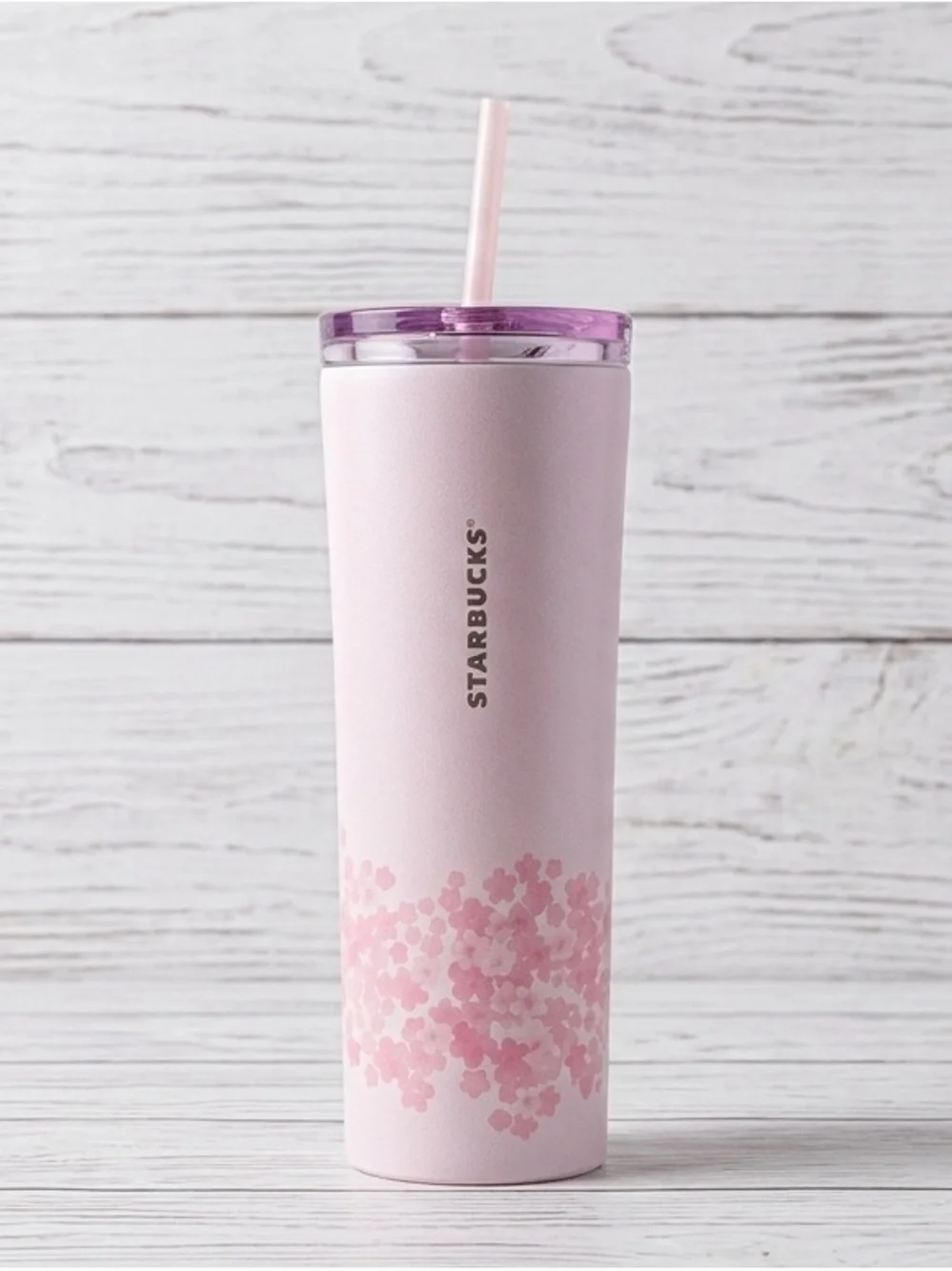 NWT Starbucks 2026 Spring Sakura Cherry Blossom Stainless Steel Tumbler Cold